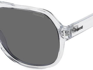 Polaroid PLD 6193/S unisex Transparent Squared Sunglasses