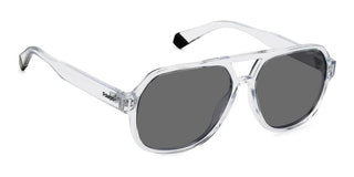 Polaroid PLD 6193/S unisex Transparent Squared Sunglasses