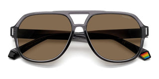 Polaroid PLD 6193/S unisex Grey Squared Sunglasses