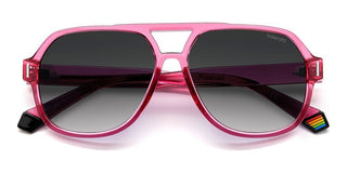 Polaroid PLD 6193/S unisex Pink Squared Sunglasses