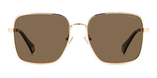 Polaroid PLD 6194/S/XN women Rose gold Squared Sunglasses