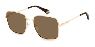 Polaroid PLD 6194/S/XN women Rose gold Squared Sunglasses