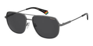 Polaroid PLD 6195/S/XN unisex Ruthenium Pilot Sunglasses