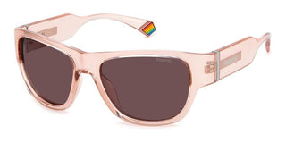 Polaroid Pld 6197/s Unisex Pink Squared Sunglasses