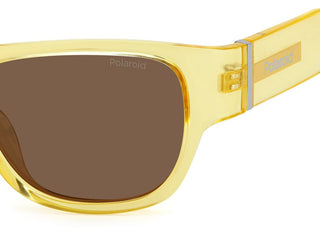 Polaroid PLD 6197/S unisex Yellow Squared Sunglasses