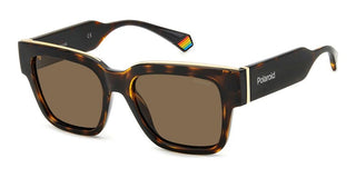 Polaroid PLD 6198/S/X unisex Havana Squared Sunglasses