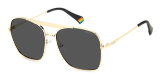 Polaroid PLD 6201/S/X women Gold Geometric Sunglasses