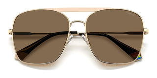Polaroid PLD 6201/S/X women Gold Geometric Sunglasses