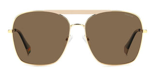 Polaroid PLD 6201/S/X women Gold Geometric Sunglasses