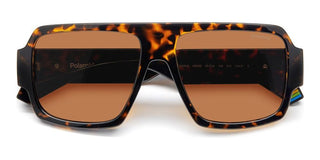 Polaroid PLD 6209/S/X unisex Havana Geometric Sunglasses