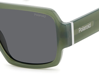 Polaroid PLD 6209/S/X unisex Green Geometric Sunglasses