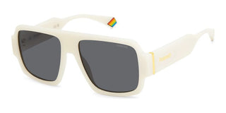 Polaroid PLD 6209/S/X unisex White Geometric Sunglasses