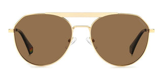 Polaroid PLD 6211/S/X unisex Gold Geometric Sunglasses