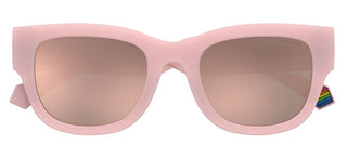 Polaroid Pld 6213/s/xn Women Pink Squared Sunglasses