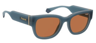 Polaroid Pld 6213/s/xn Women Blue Squared Sunglasses