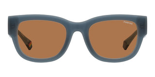 Polaroid Pld 6213/s/xn Women Blue Squared Sunglasses