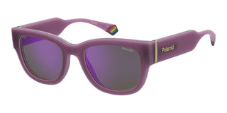 Polaroid PLD 6213/S/X women Violet Squared Sunglasses