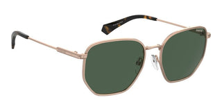 Polaroid Pld 6214/s/xn Unisex Gold Geometric Sunglasses