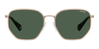Polaroid Pld 6214/s/xn Unisex Gold Geometric Sunglasses