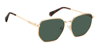 Polaroid Pld 6214/s/x Unisex Gold Pilot Sunglasses