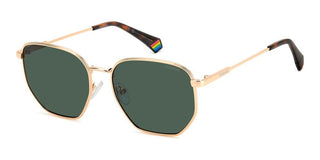 Polaroid Pld 6214/s/x Unisex Gold Pilot Sunglasses
