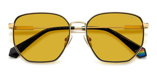 Polaroid PLD 6214/S/X unisex Gold Pilot Sunglasses