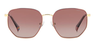 Polaroid PLD 6214/S/X unisex Gold Pilot Sunglasses