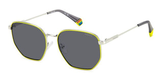 Polaroid PLD 6214/S/X unisex Silver Pilot Sunglasses