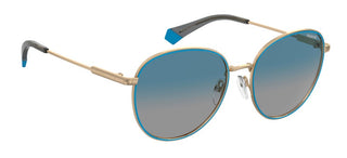 Polaroid Pld 6215/s/xn Unisex Gold Pantos Sunglasses