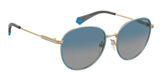Polaroid Pld 6215/s/xn Unisex Gold Pantos Sunglasses