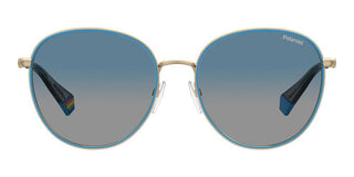 Polaroid Pld 6215/s/xn Unisex Gold Pantos Sunglasses
