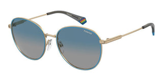 Polaroid Pld 6215/s/xn Unisex Gold Pantos Sunglasses