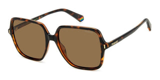 Polaroid PLD 6219/S women Havana Oversize Sunglasses