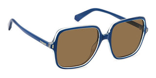 Polaroid PLD 6219/S women Blue Oversize Sunglasses
