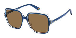Polaroid PLD 6219/S women Blue Oversize Sunglasses