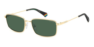 Polaroid PLD 6227/S/X unisex Gold Rectangle Sunglasses