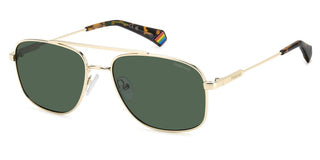 Polaroid Pld 6235/s/x Men Gold Rectangle Sunglasses
