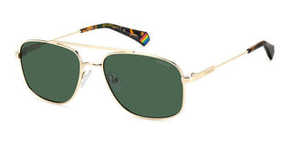 Polaroid Pld 6235/s/x Men Gold Rectangle Sunglasses