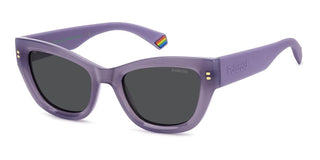 Polaroid Pld 6237/s/x Women Violet Cat Eye Sunglasses