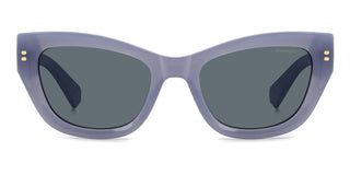 Polaroid Pld 6237/s/x Women Blue Cat Eye Sunglasses