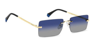 Polaroid Pld 6245/s Men Gold Rectangle Sunglasses