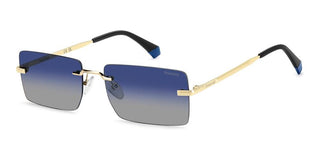 Polaroid Pld 6245/s Men Gold Rectangle Sunglasses