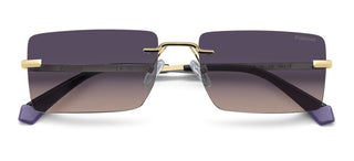 Polaroid Pld 6245/s Men Gold Rectangle Sunglasses
