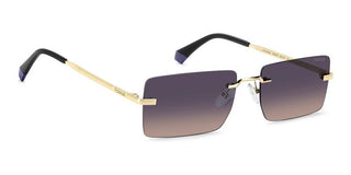 Polaroid Pld 6245/s Men Gold Rectangle Sunglasses