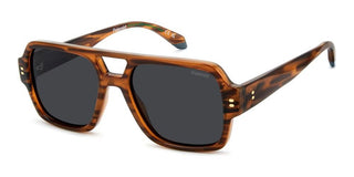 Polaroid Pld 6250/s/x Men Havana Pilot Sunglasses