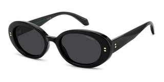 Polaroid Pld 6253/s/x Women Black Oval Sunglasses