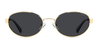 Polaroid Pld 6254/s/x Women Gold Oval Sunglasses