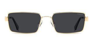 Polaroid PLD 6255/S/X men Gold Rectangle Sunglasses