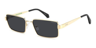 Polaroid PLD 6255/S/X men Gold Rectangle Sunglasses