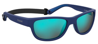 Polaroid PLD 7030/S men Blue Geometric Sunglasses